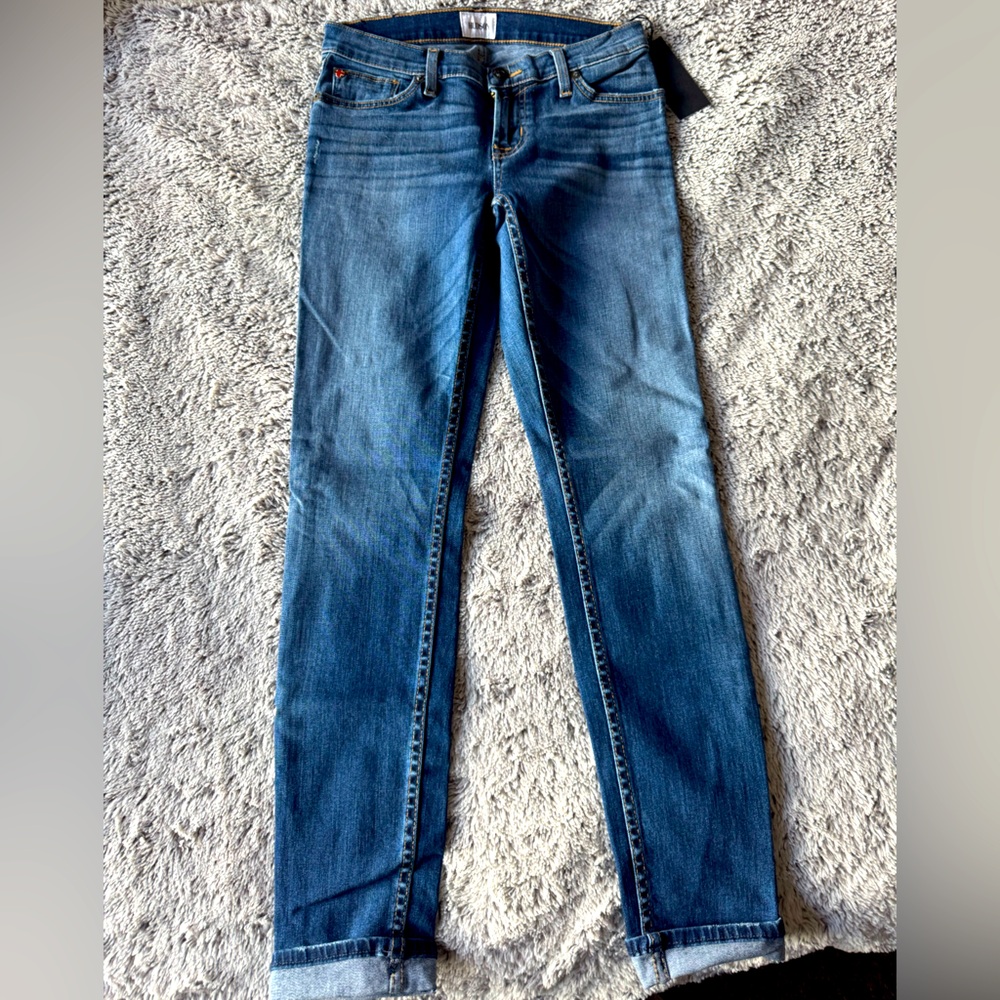 Hudson Tally Crop Skinny Denim Jeans